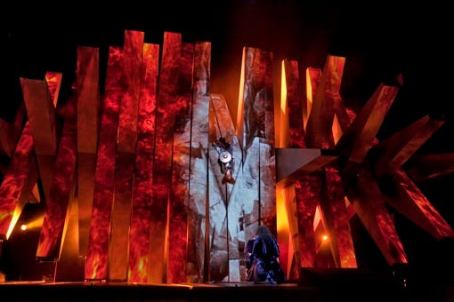 Final scene of Die Walküre © Ken Howard/Metropolitan Opera
