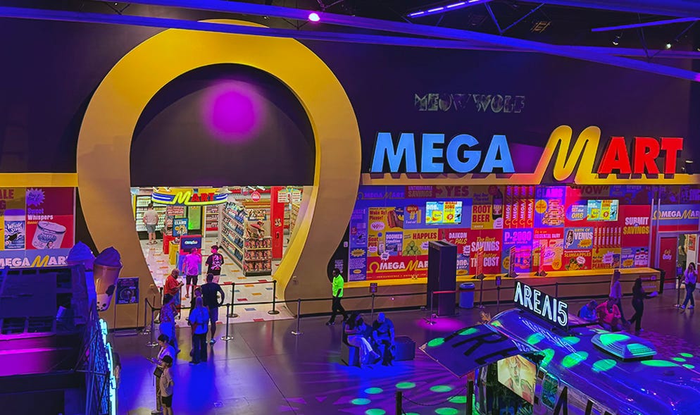 Omega Mart at Area15 in Las Vegas