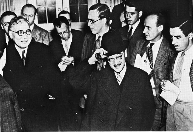 Japanese Ambassador Kichisaburo Nomura and Special Envoy Saburo Kurusu leave the White House after proposals they thought would avert the war were rejected. Little did they know that their mission was without hope. Japanese Ambassador Kichisaburo Nomura and Special Envoy Saburo Kurusu leave the White House after proposals they thought would avert the war were rejected. Little did they know that their mission was without hope.