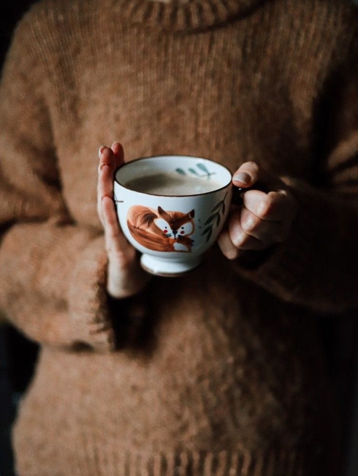 May be an image of coffee cup