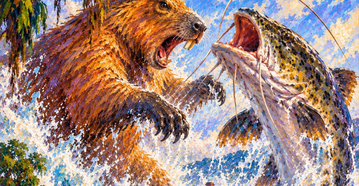 Capivaradas quando o mar (ou o rio) não está pra peixe.