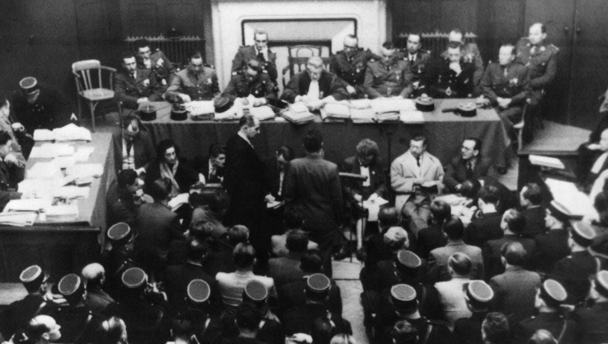 Au tribunal militaire de Bordeaux en janvier 1953, le procès du massacre d'Oradour-sur-Glane.