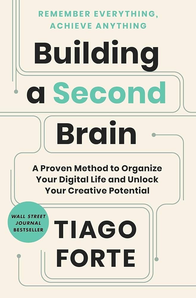 Building a Second Brain: A Proven Method to Organize Your Digital Life and  Unlock Your Creative Potential