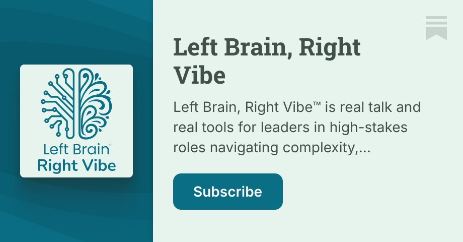 Left Brain, Right Vibe | Kristin @ LeftBrainRightVibe | Substack