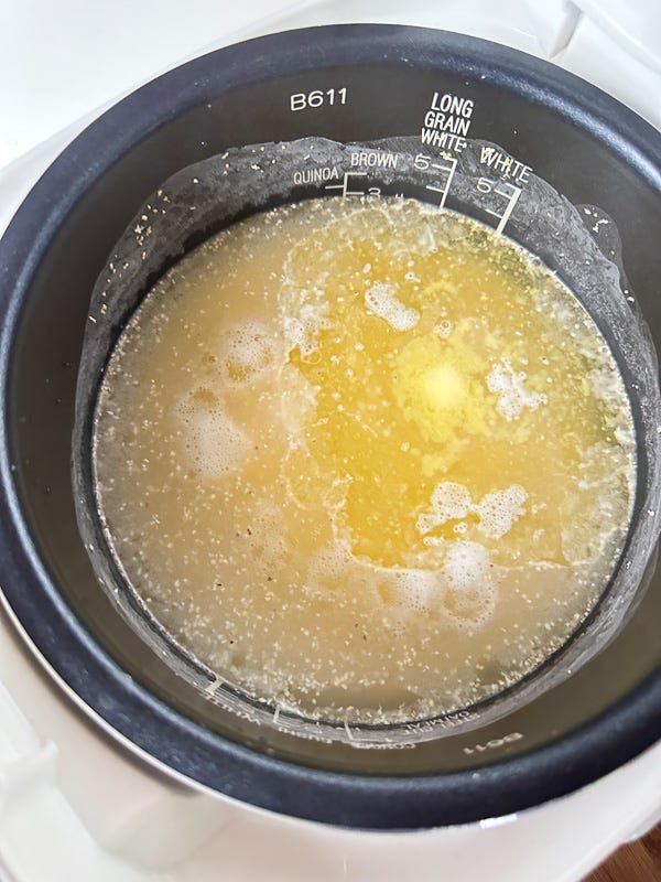 This rice cooker polenta recipe is an easy, hands-off way to make creamy polenta without constant stirring, perfect for weeknight dinners and meal prep.