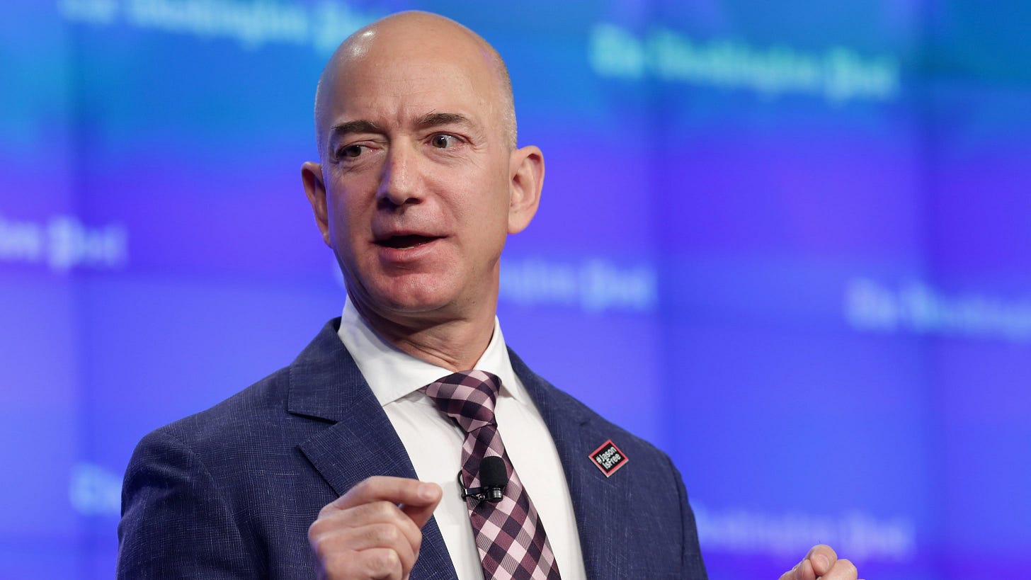 Washington Post owner Jeff Bezos.