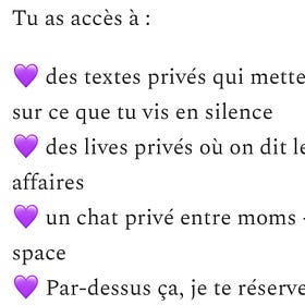 Un safe space pour les moms