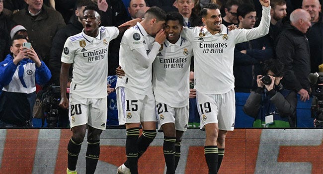 UCL: Real Madrid Blow Away Fumbling Chelsea At Stamford Bridge • Channels Television UCL: Real Madrid Blow Away Fumbling Chelsea At Stamford Bridge • Channels Television