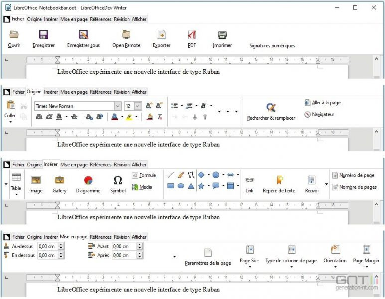 libreoffic ribbons back again libreoffic ribbons back again