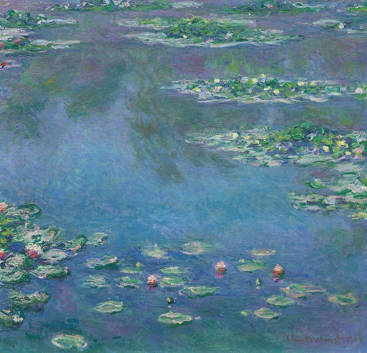 Monet Water Lilies pond Monet Water Lilies pond
