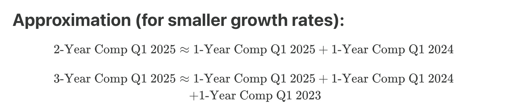 Comps: A Long/Short Analyst’s Guide to Retail Stocks