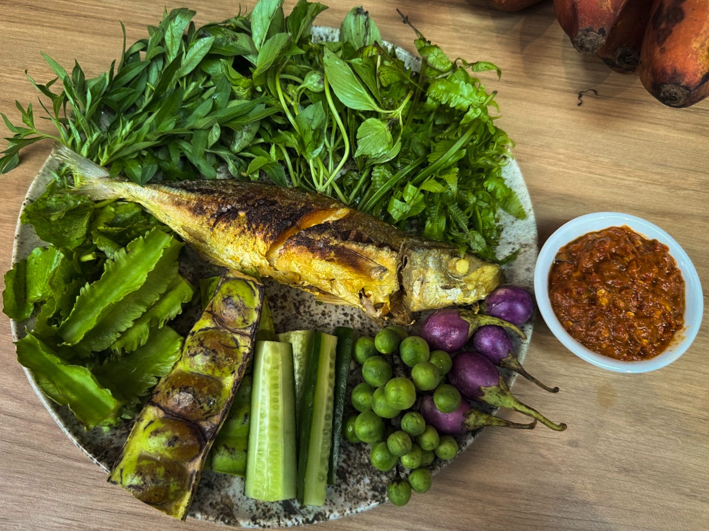 ulam ulaman with fried mackerel
