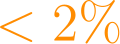 < 2\%