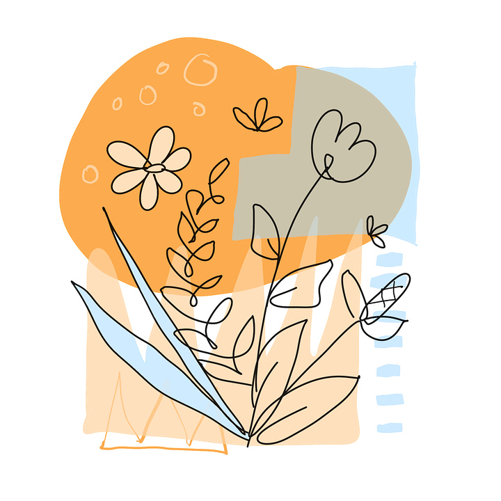 Free Doodle Flower illustration and picture
