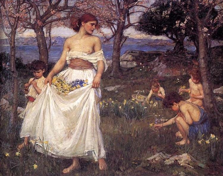 A Song of Springtime, 1913 - John William Waterhouse
