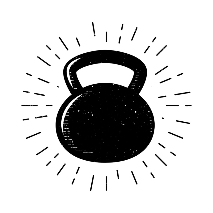 Illustration of kettlebell