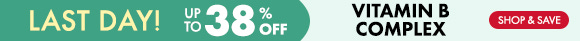 Get up to 38% Off on Vitamin B Complex Get up to 38% Off on Vitamin B Complex