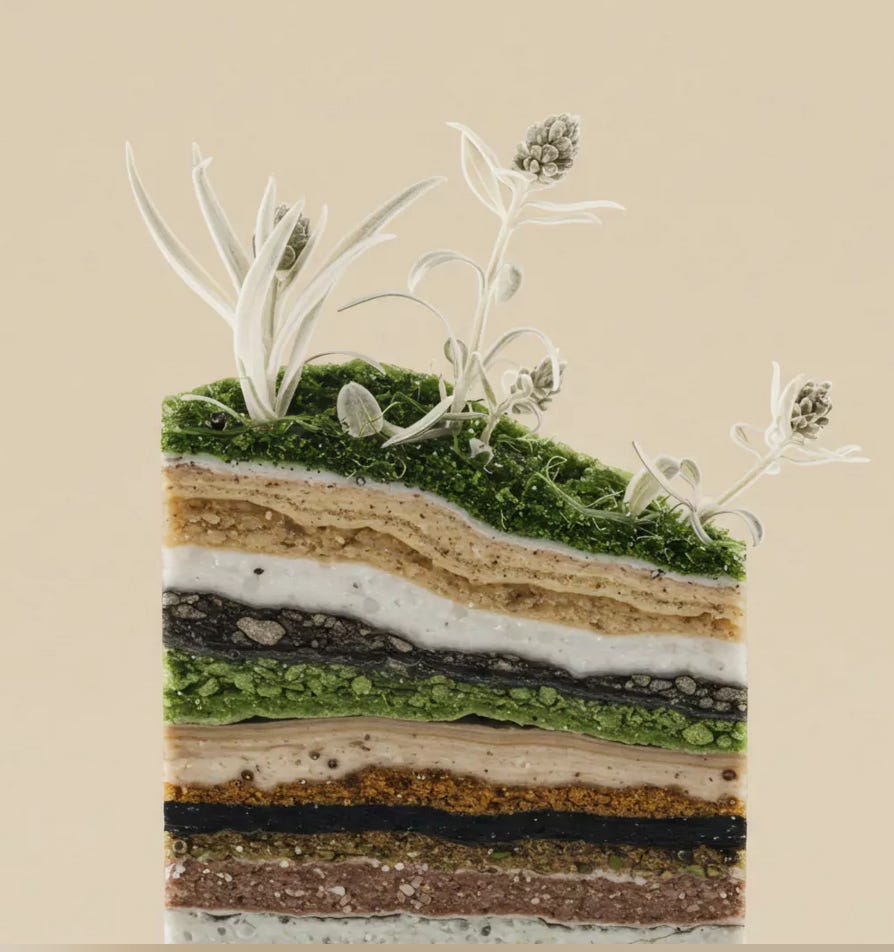 A piece of cake with plants growing out of it
AI-generated content may be incorrect. A piece of cake with plants growing out of it
AI-generated content may be incorrect.