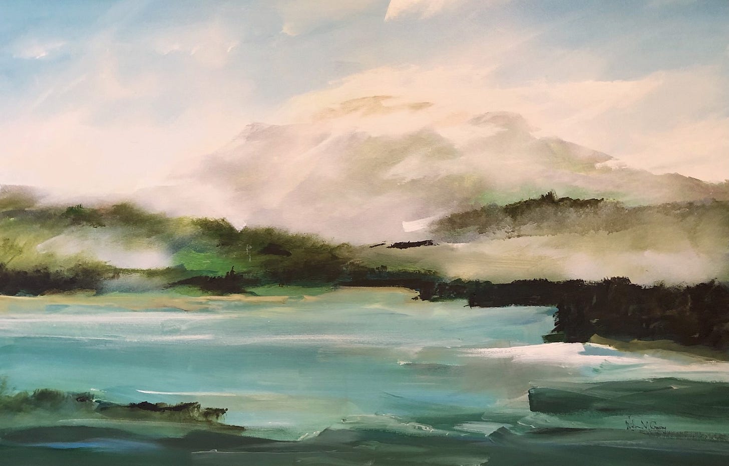 Katahdin Fog by William Crosby