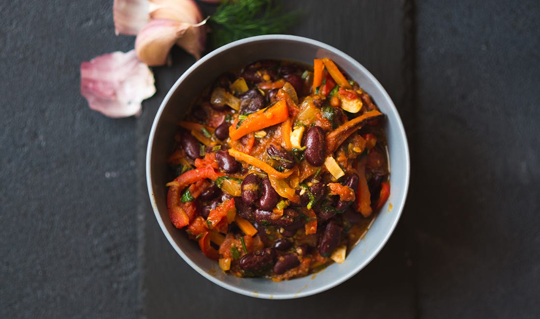 Turmeric-Spiced Vegetable Chili: Vegetarian