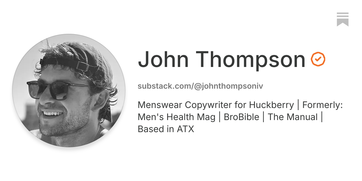 John Thompson | Substack