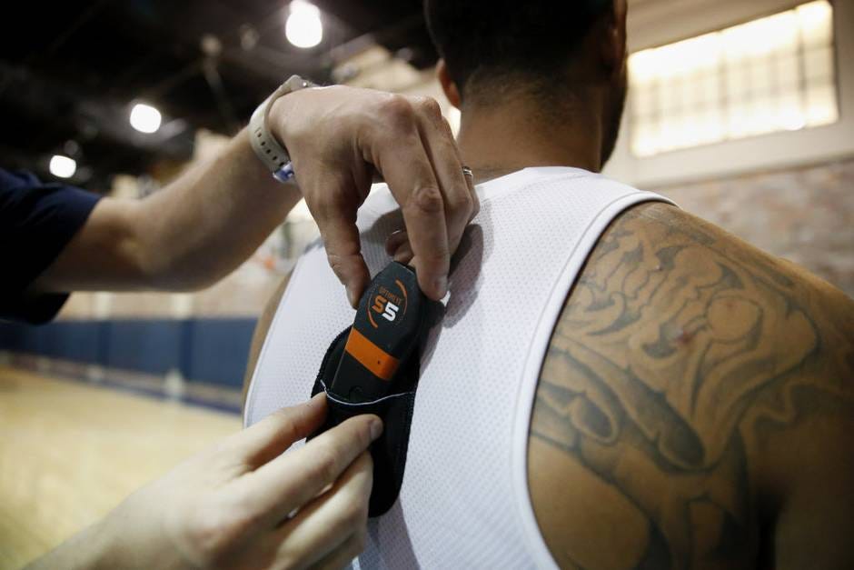 GPS para prevenir lesiones durante los partidos de la NBA |