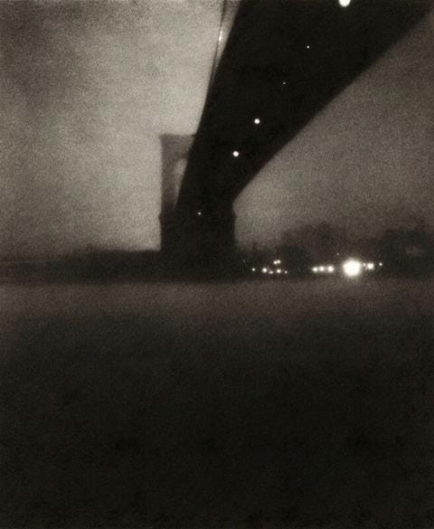 Edward Steichen: Brooklyn Bridge (1903) Edward Steichen: Brooklyn Bridge (1903)