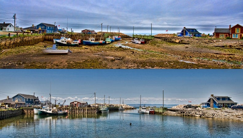 Tides at The Bay of Fundy | Amusing Planet