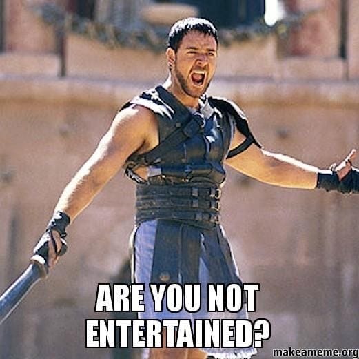 Meme Creator - Are you not entertained? Meme Generator at MemeCreator.org!