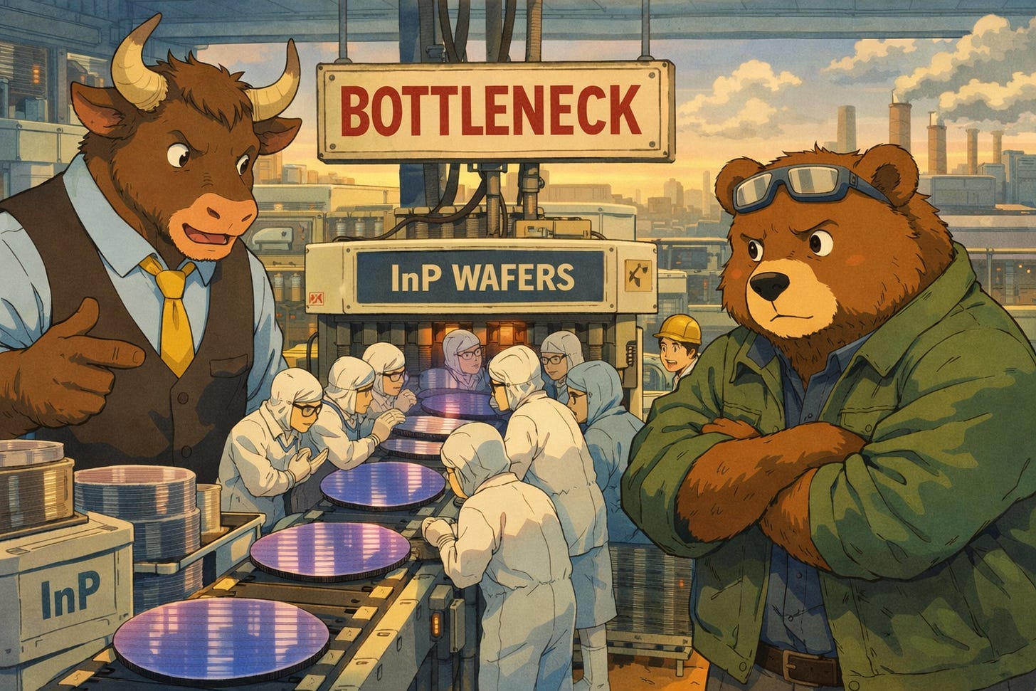 Bull and bear at bottleneck