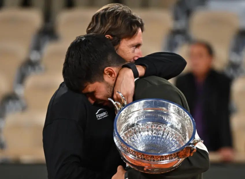 Coach Juan Carlos Ferrero reveals true feelings about Carlos Alcaraz's ...