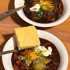 black bean² chili