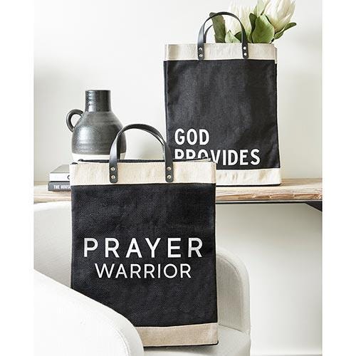 God Provides Christian Tote in Black