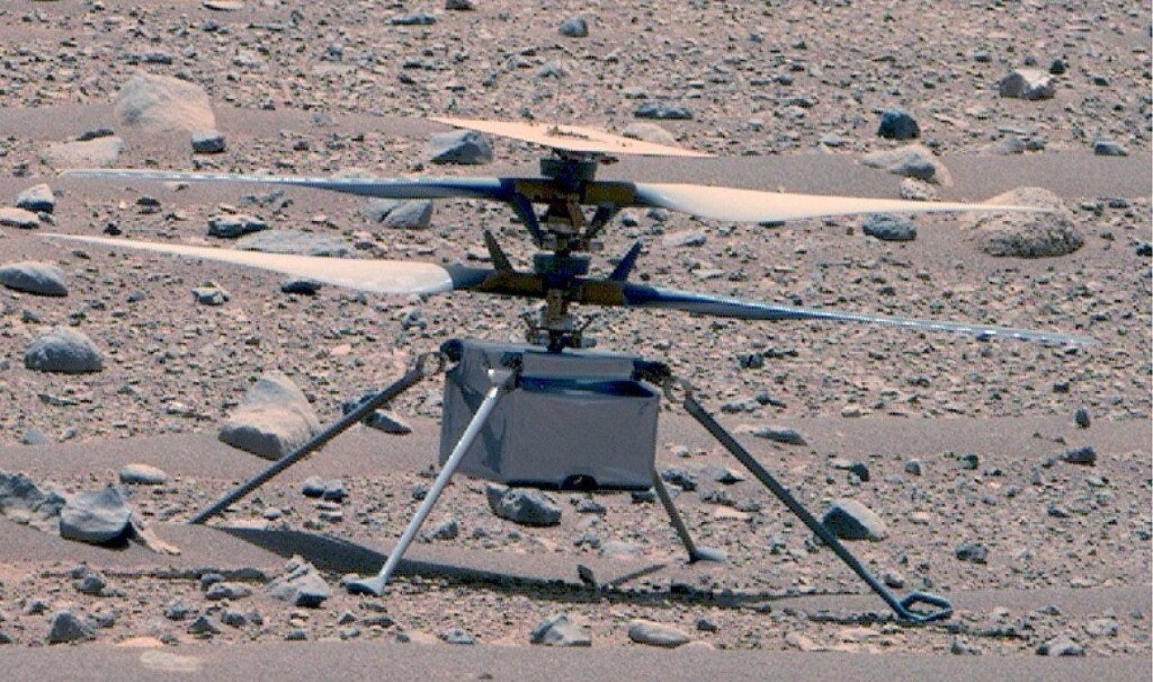 A missão Ingenuity Mars da NASA termina depois que o rotor sofre danos. A missão Ingenuity Mars da NASA termina depois que o rotor sofre danos.