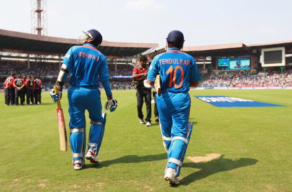 Sachin Tendulkar's 'ulta' wish for Virender Sehwag on his birthday