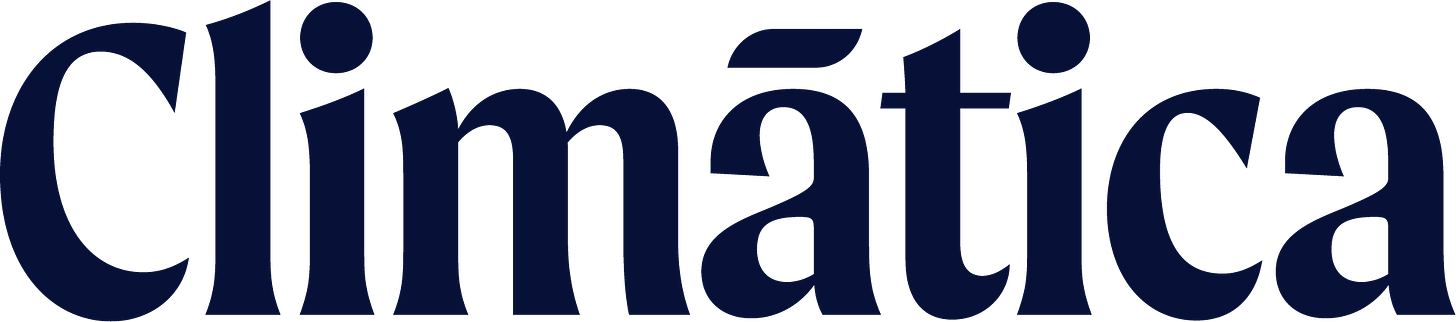 logo de climática en color azul oscuro