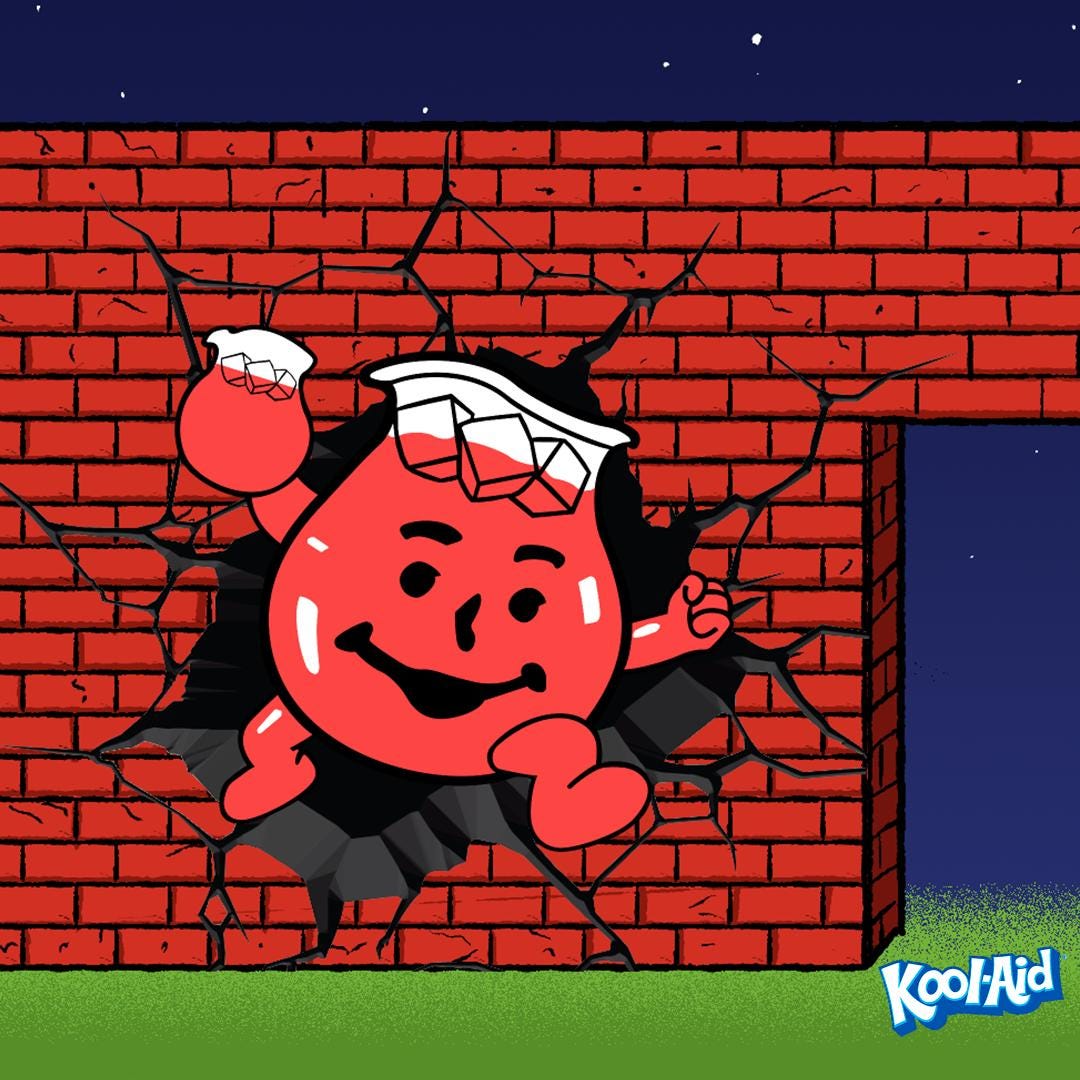 Kool-Aid Man on Twitter: ".@snoopdogg OH YEAHHHH #OrShouldISayOHYIZZLE  #HeardYouLikeMyWallArt https://t.co/R60p75fuyg" / Twitter