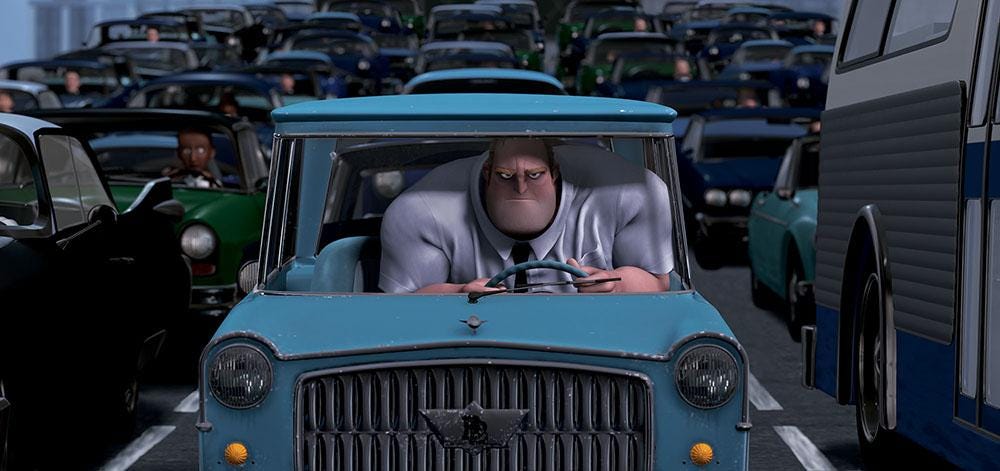 Pixar on X: "Stuck in traffic, as told by #TheIncredibles:  http://t.co/wdSC7zkxGn http://t.co/OTCPzkzDnx" / X