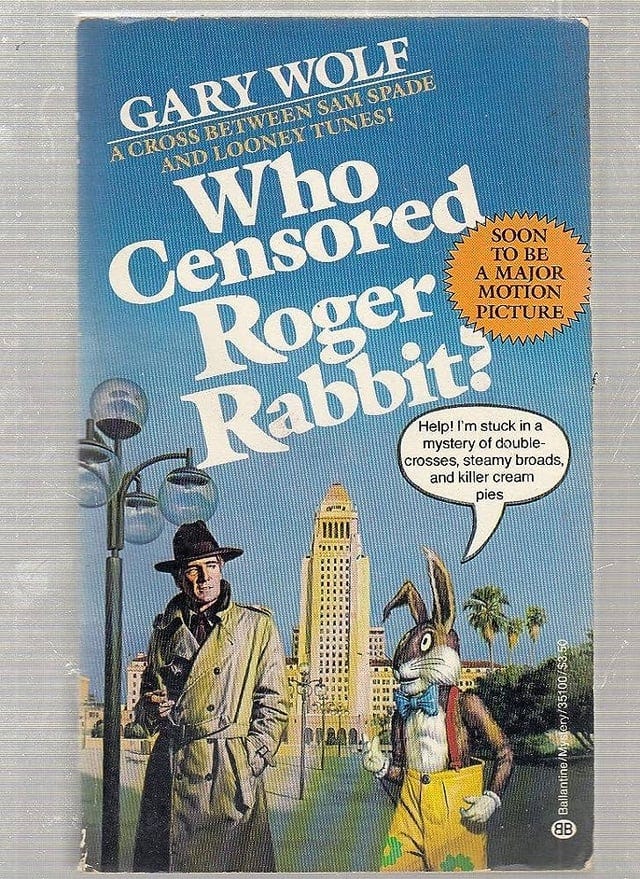 Who Censored Roger Rabbit? by Gary Wolf : r/badscificovers