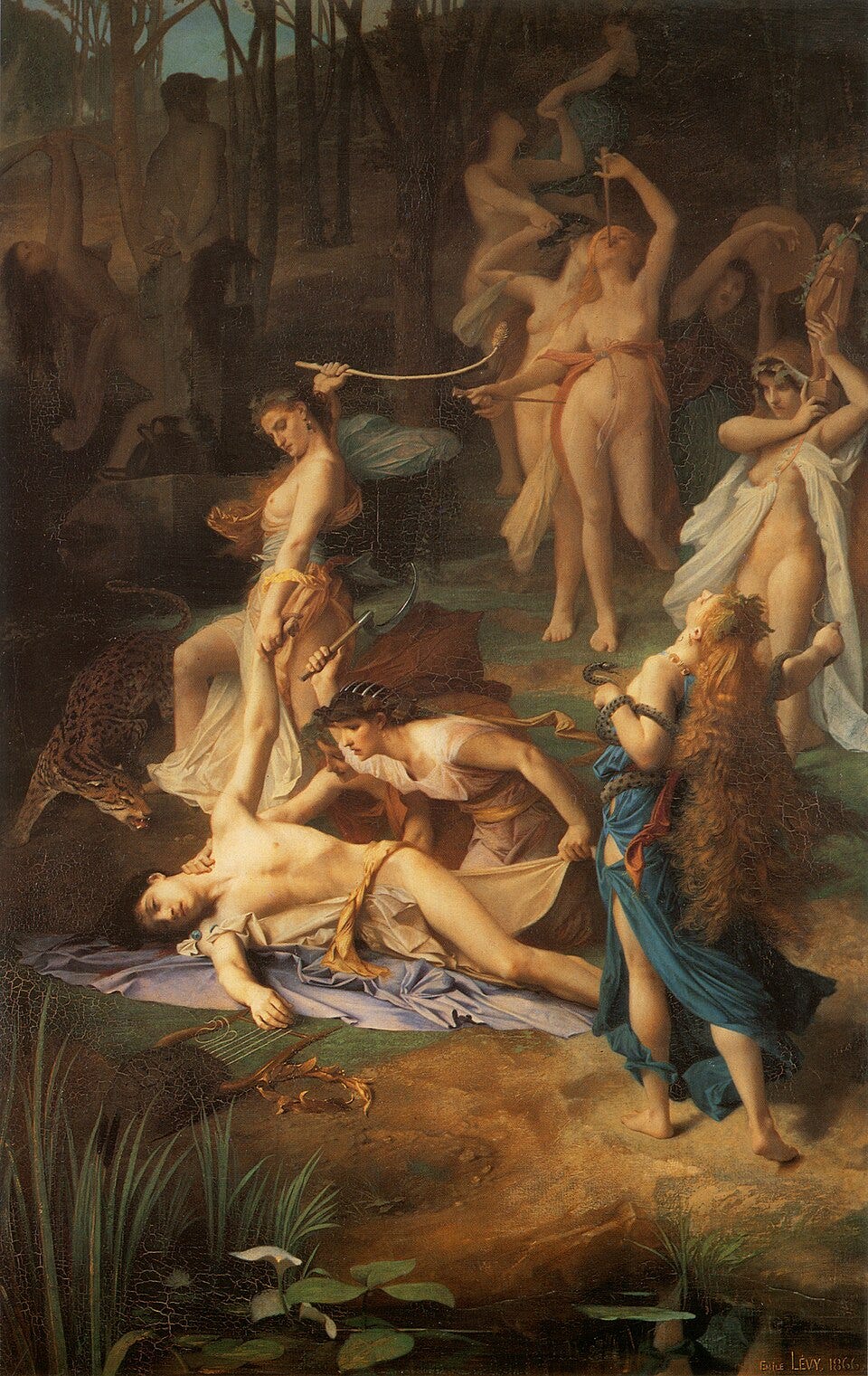 File:Death of Orpheus by Émile Lévy (1866).jpg - Wikimedia Commons