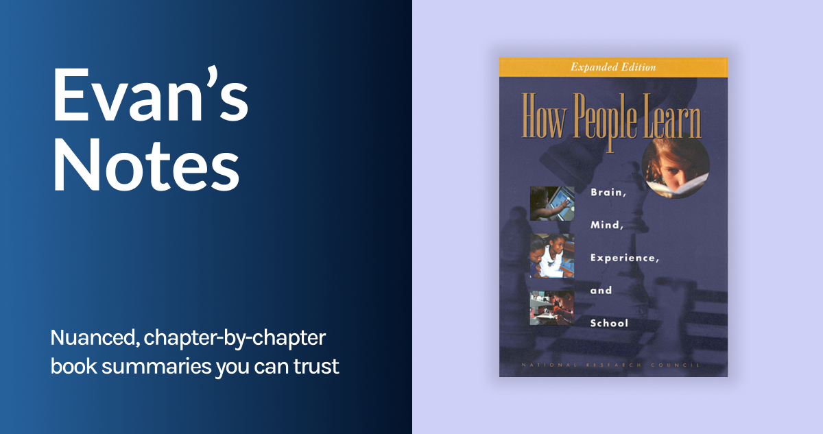 How People Learn, by the National Research Council