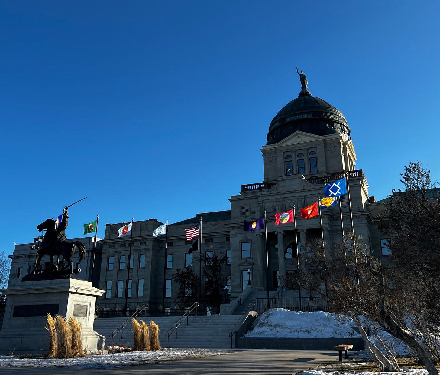 The Montana State Capitol photographed on Feb. 11, 2023. (Photo by Nicole Girten/Daily Montanan)