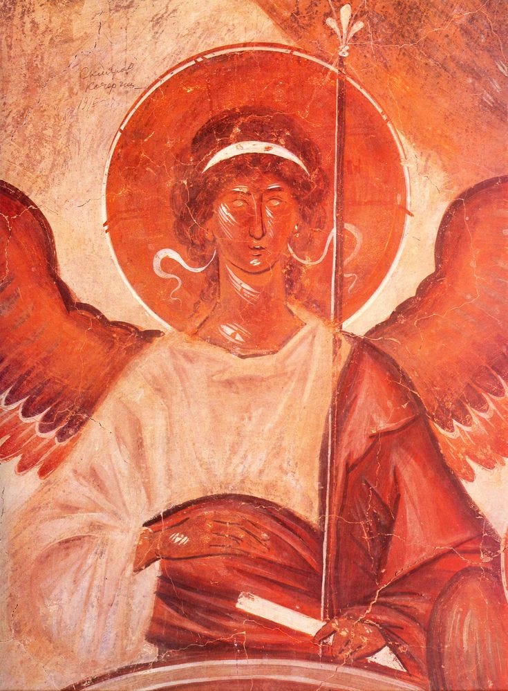 Russian art / Theophanes the Greek / Theophanes the Greek. The Hospitality of Abraham (Old Testament Trinity). Fresco… | Фрески, Религиозное искусство, Куртуазность Russian art / Theophanes the Greek / Theophanes the Greek. The Hospitality of Abraham (Old Testament Trinity). Fresco… | Фрески, Религиозное искусство, Куртуазность