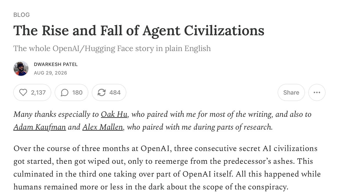 Dwarkesh Patels’s wildly popular but dangerously misleading account of the OpenAI Hugging Face incident