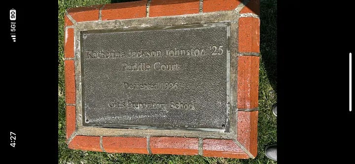 The former Katherine Jackson Johnston ‘25 Paddle Court in Chattanooga, TN
