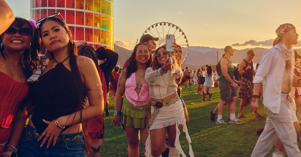 How Creators Attend Coachella, the 'Influencer Olympics': Begging,  Manifesting and Dumb Luck - The New York Times