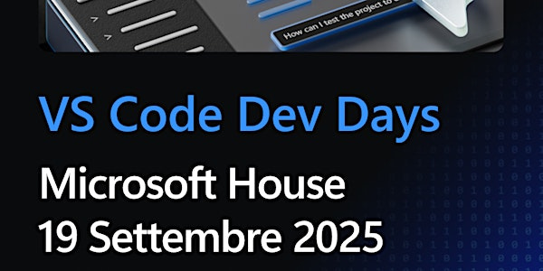 VS Code Dev Days Milano