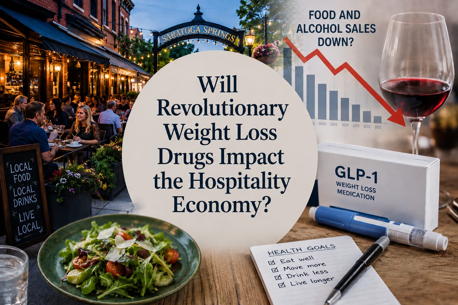 glp 1 and wine Could GLP-1 Drugs Change Saratoga's Hospitality Economy?
