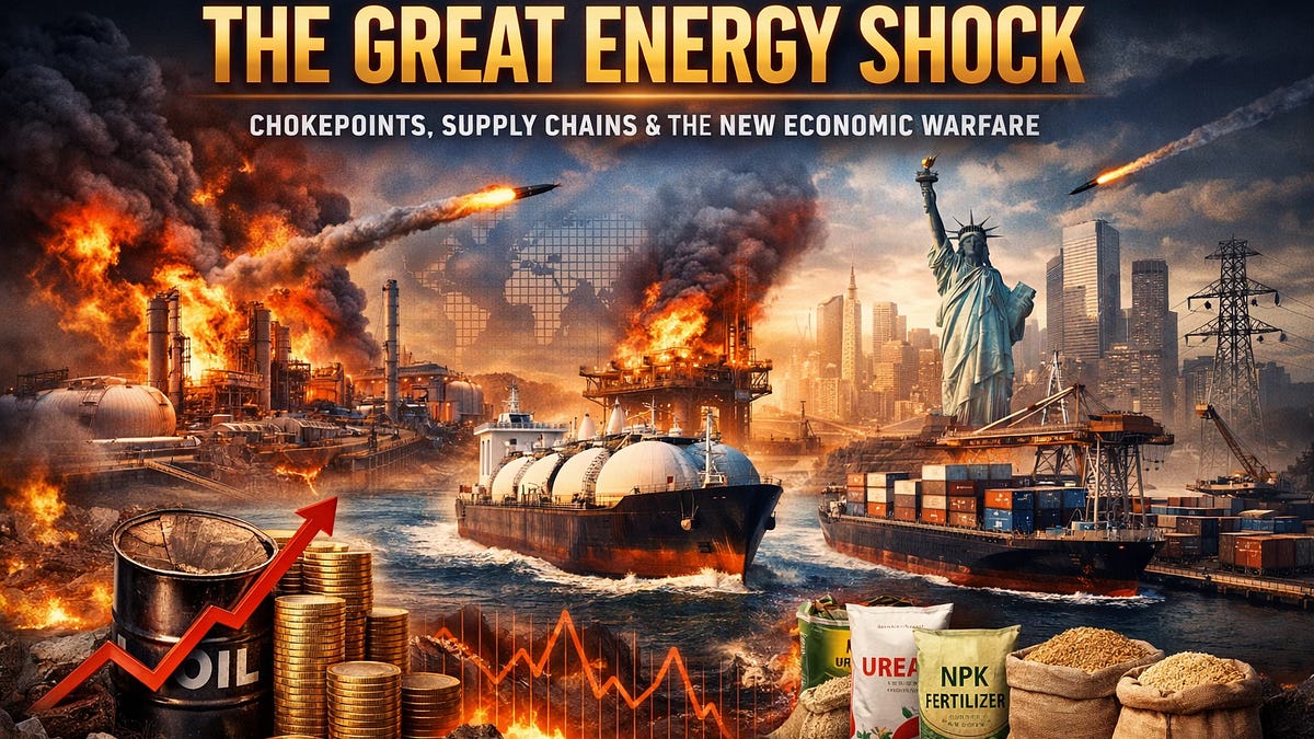 The Great Energy Shock: Chokepoints, Supply Chains & The New Economic ...