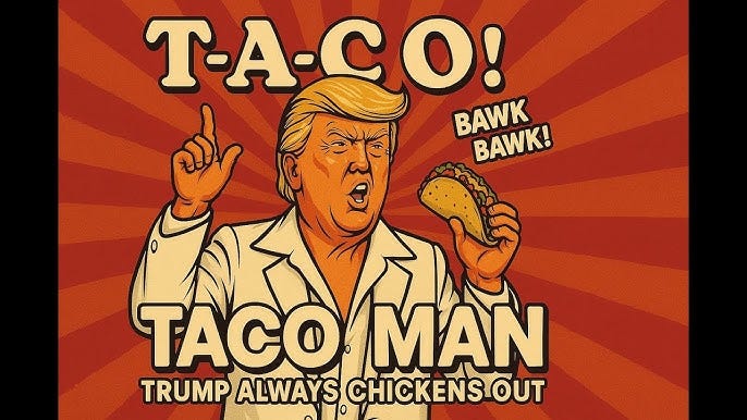 TACO Man – Trump Always Chickens Out | Hilarious Disco Satire Tariff On  Tariff Off! TACO Man – Trump Always Chickens Out | Hilarious Disco Satire Tariff On  Tariff Off!